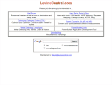 Tablet Screenshot of levinecentral.com